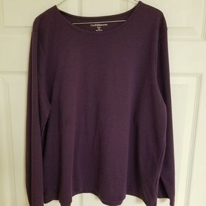 Crofts and Barrow women's long sleeve top